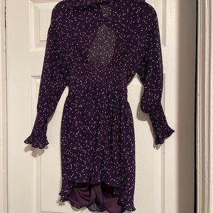 ZARA Purple Sheer Dress